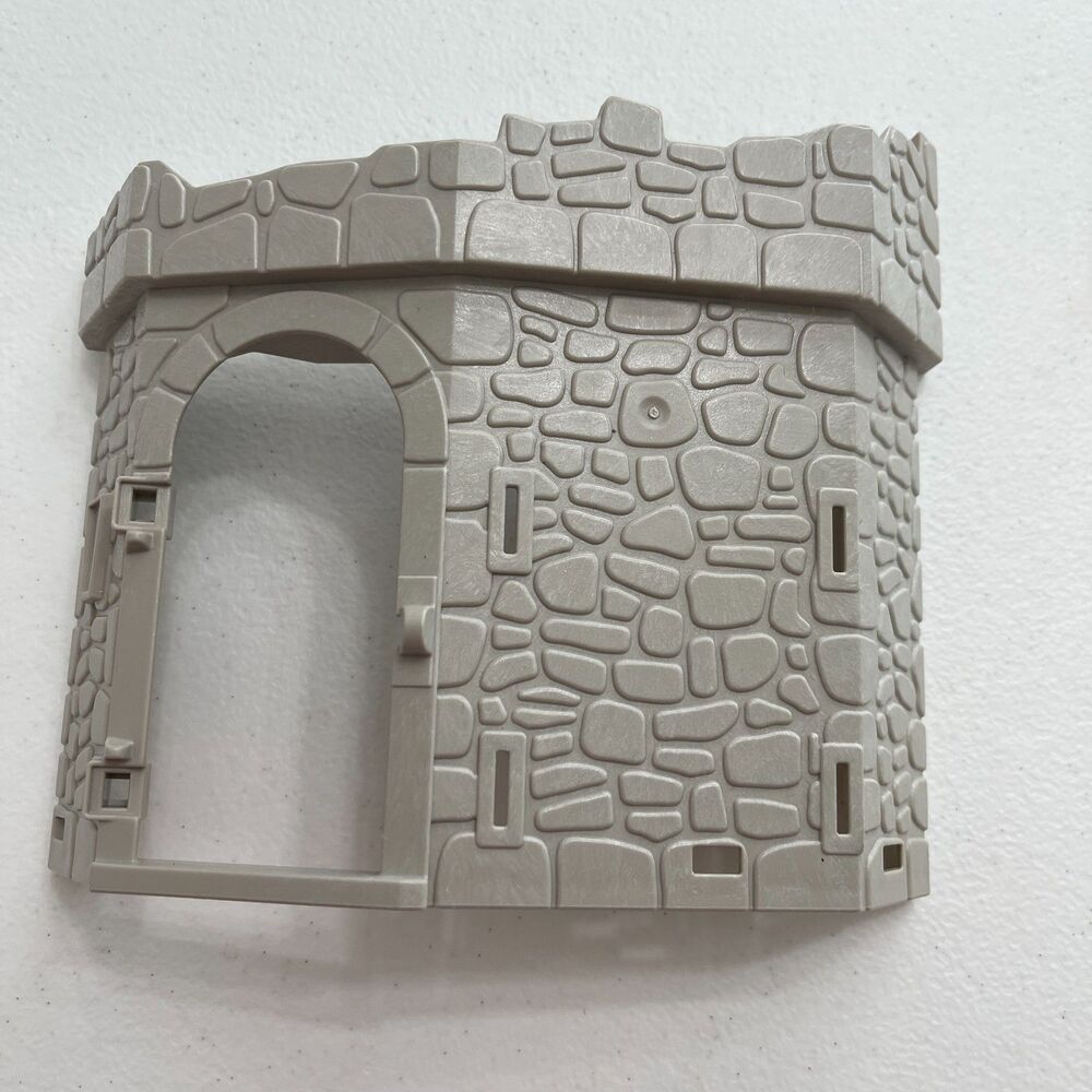 Playmobil Geobra 3286590 Castle Wall Light Gray Replacement Add-on Parts Pieces